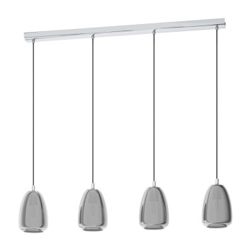 EGLO ALOBRASE Pendant Light chrome, 4-light sources
