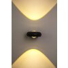 Globo RINAH outdoor wall light LED grey, 2-light sources