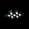 Grossmann CREO Ceiling Light LED black, 7-light sources
