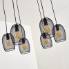 Conewago Pendant Light black, 6-light sources