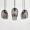 Conewago Pendant Light black, 6-light sources