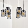 Conewago Pendant Light black, 6-light sources