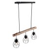 Pendant Light Globo MINA black, 3-light sources