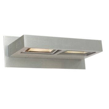 Steinhauer SPECTRUM Wall Light LED brushed steel, 2-light sources