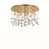 Ideal Lux MOONLIGHT Ceiling Light champagne, Crystal optics, 12-light sources