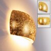Pilar Wall Light gold, 2-light sources