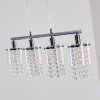 Vastervik Pendant Light chrome, 4-light sources