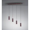 Trio Leuchten MARLEY Pendant Light rust-coloured, 4-light sources