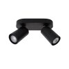 Ceiling Spotlight Lucide XYRUS LED black, 2-light sources