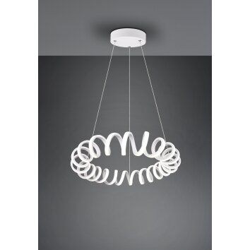 Trio CURL Pendant Light LED white, 1-light source