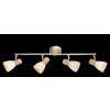 Globo ceiling light matt nickel, 4-light sources