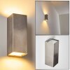 Bogachiel Outdoor Wall Light LED brushed steel, 1-light source