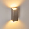 Bogachiel Outdoor Wall Light LED brushed steel, 1-light source