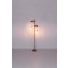 Floor Lamp Globo JAKOB rust-coloured, 2-light sources