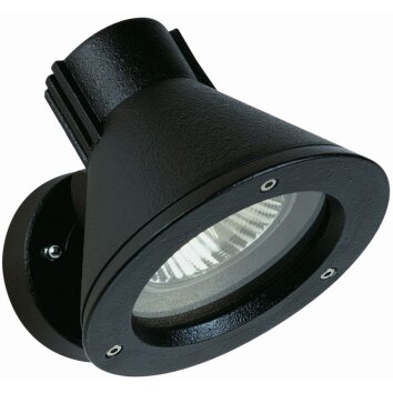 Albert 2155 outdoor wall light black, 1-light source
