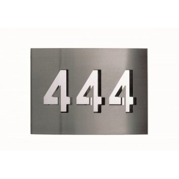 Albert 977 house number stainless steel