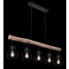 Pendant Light Globo MINA black, 5-light sources