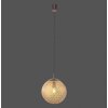 GRETA Pendant Light rust-coloured, 1-light source