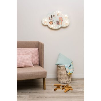 Elobra LITTLE INDIANS Wall Light green, 5-light sources