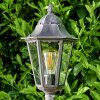 Lignac outdoor Floor Lamp black, silver, 1-light source