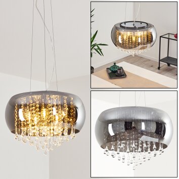 VENTSPILS Pendant Light chrome, 5-light sources