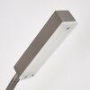 ALAMO Bedside lamp matt nickel, 1-light source, Motion sensor