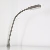 ALAMO Bedside lamp matt nickel, 1-light source, Motion sensor