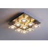 Wofi Cholet ceiling light LED matt nickel, 9-light sources