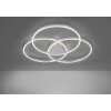 Paul Neuhaus Q-KATE Ceiling Light LED silver, 3-light sources, Remote control