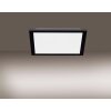 Leuchten-Direkt FLAT Ceiling Light LED black, 1-light source, Remote control