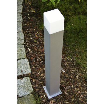Trio HUDSON outdoor floor lamp stainless steel, 1-light source