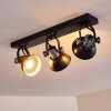 Ceiling Light Gudo black, 3-light sources