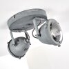 GLOSTRUP Ceiling Light LED grey, 2-light sources