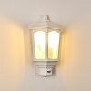 Brissago Outdoor Wall Light white, 1-light source, Motion sensor