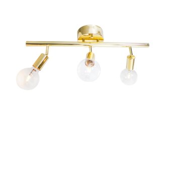 Ceiling Light By Rydens Row brass, 3-light sources