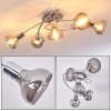 Esberg Ceiling Light chrome, 5-light sources