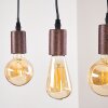 Coleman Pendant Light Light wood, rust-coloured, 6-light sources