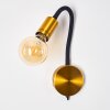 Wall Light Hovslund gold, black, 1-light source