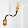 Wall Light Hovslund gold, black, 1-light source