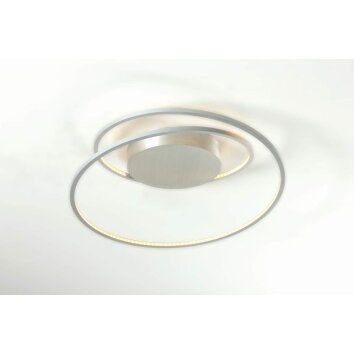 Bopp AT ceiling light LED aluminium, 1-light source