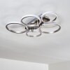 VOLONNE Ceiling light LED silver, 5-light sources
