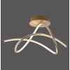 Leuchten-Direkt VIOLETTA Ceiling light LED gold, 1-light source