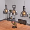 BUZOVA Pendant Light grey, black, 3-light sources