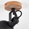 ONSALA ceiling spotlight brown, black, 1-light source