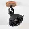 ONSALA ceiling spotlight brown, black, 1-light source