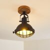 ONSALA ceiling spotlight brown, black, 1-light source