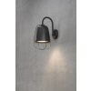 Konstsmide PERUGIA wall light black, 1-light source