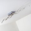 Coquitlam ceiling light LED matt nickel, 1-light source