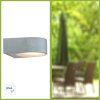 Brilliant TYLER Outdoor Wall Light titanium, 1-light source