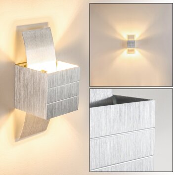 BALTIMORE wall light LED aluminium, 1-light source